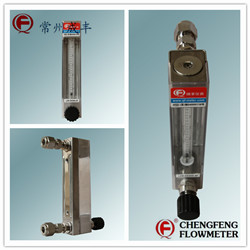 DK800-4F glass tube flowmeter  good anti-corrosion Cutting Ring Fitting [CHENGFENG FLOWMETER] stainless steel Chinese famous flowmeter manufacture